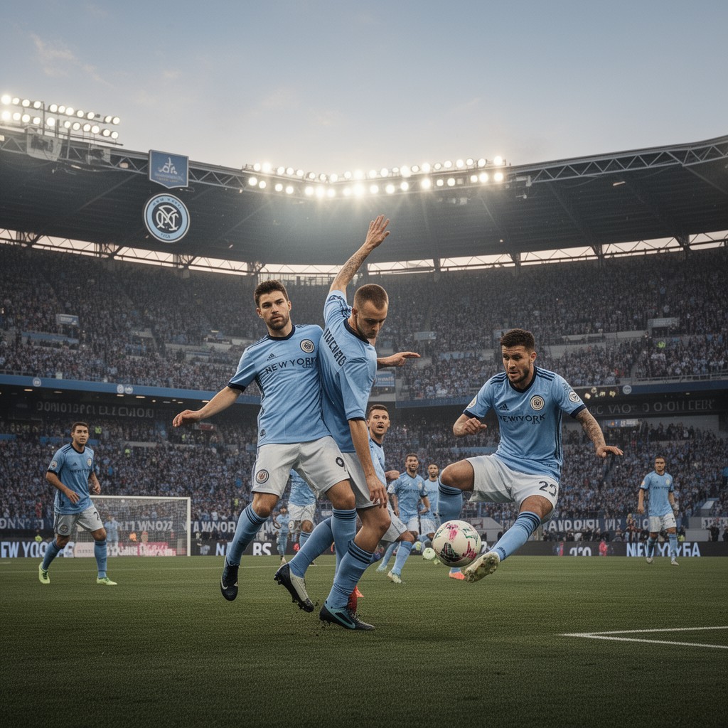 AI-generated illustration of New York City FC