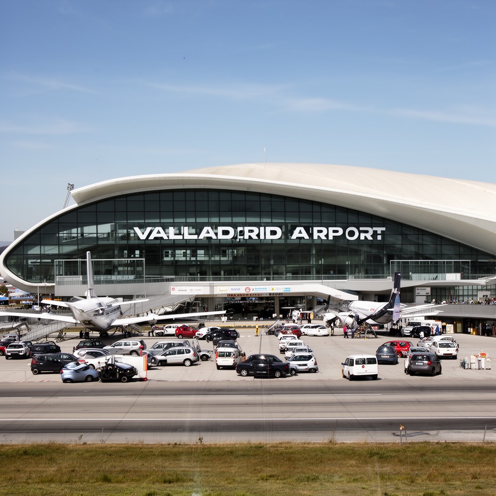 AI-generated illustration of Valladolid Airport