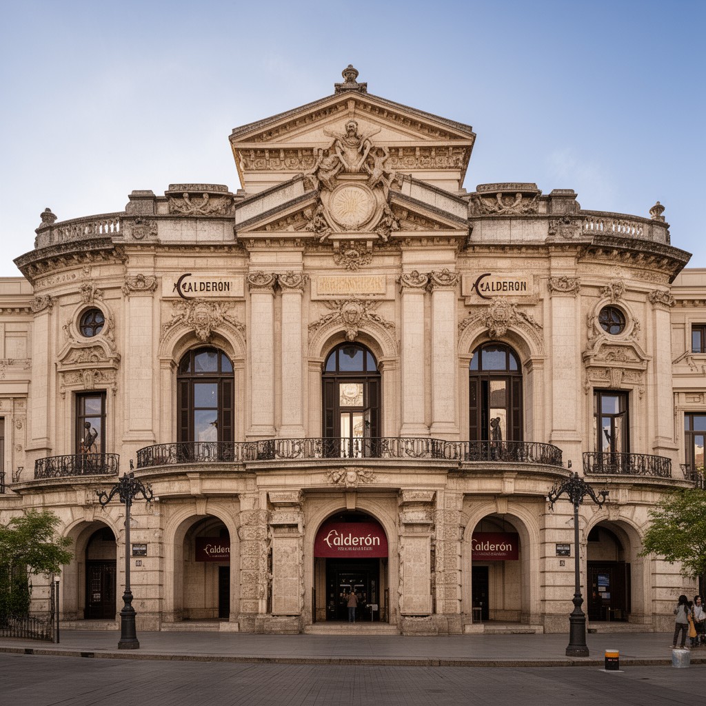 AI-generated illustration of Calderón Theatre