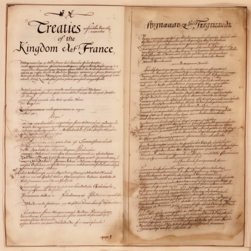 AI-generated illustration of Treaties of the Kingdom of France
