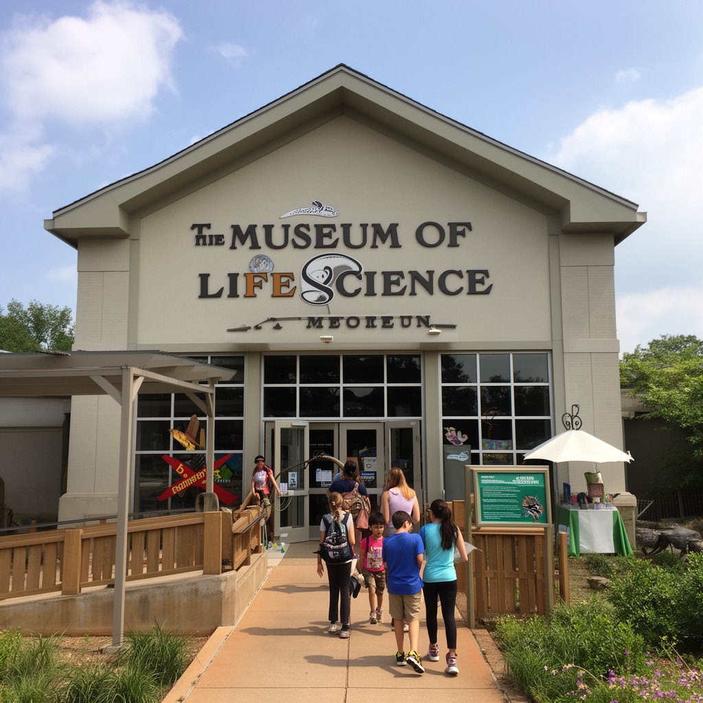 AI-generated illustration of Museum of Life and Science