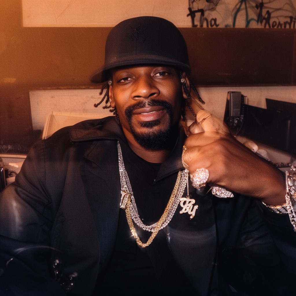 AI-generated illustration of Tha Doggfather