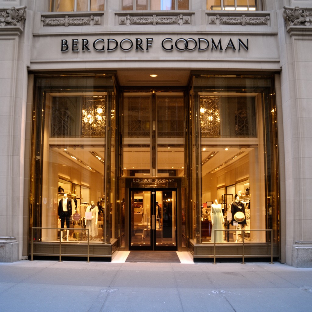 AI-generated illustration of Bergdorf Goodman store
