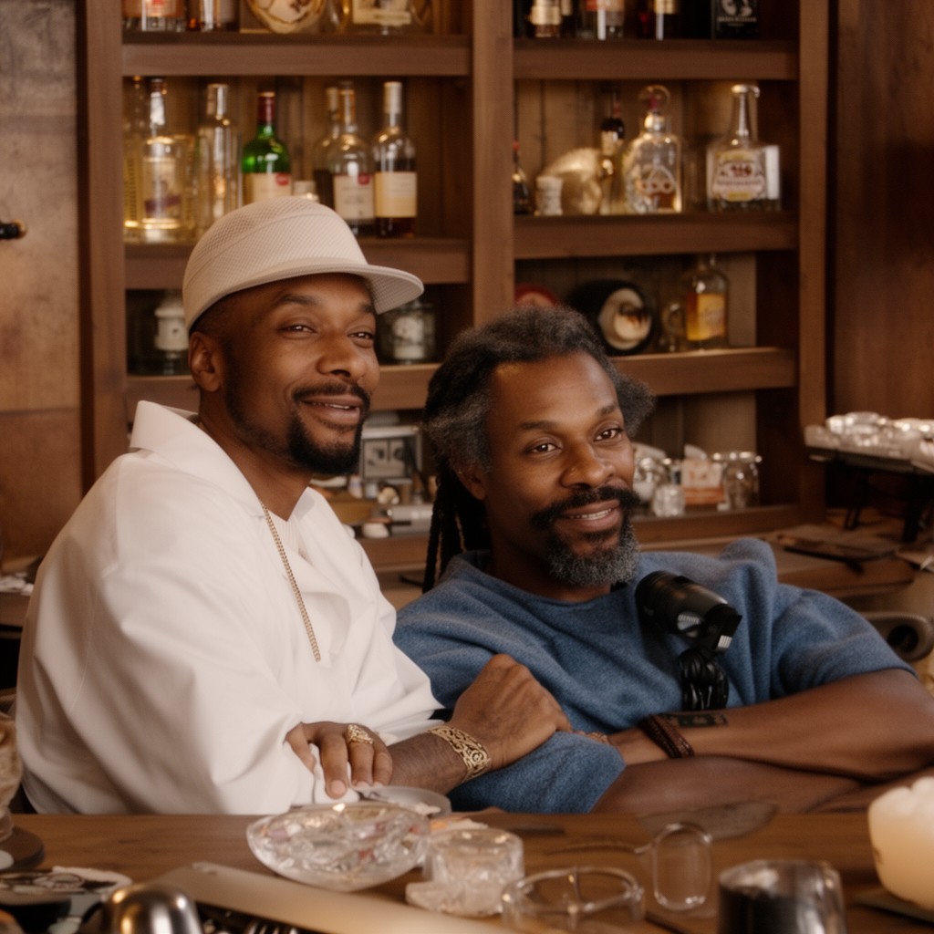 AI-generated illustration of Snoop Dogg's Father Hood