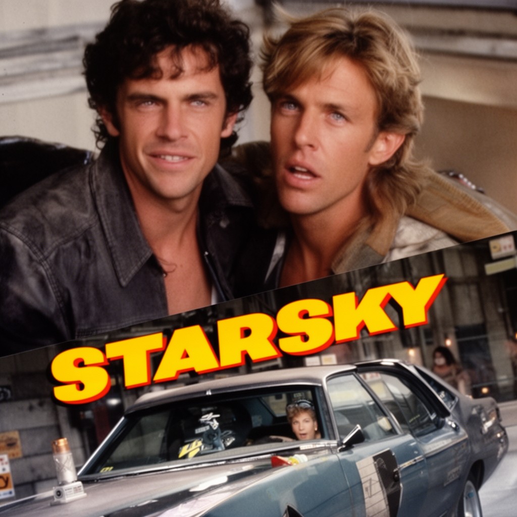 AI-generated illustration of Starsky & Hutch