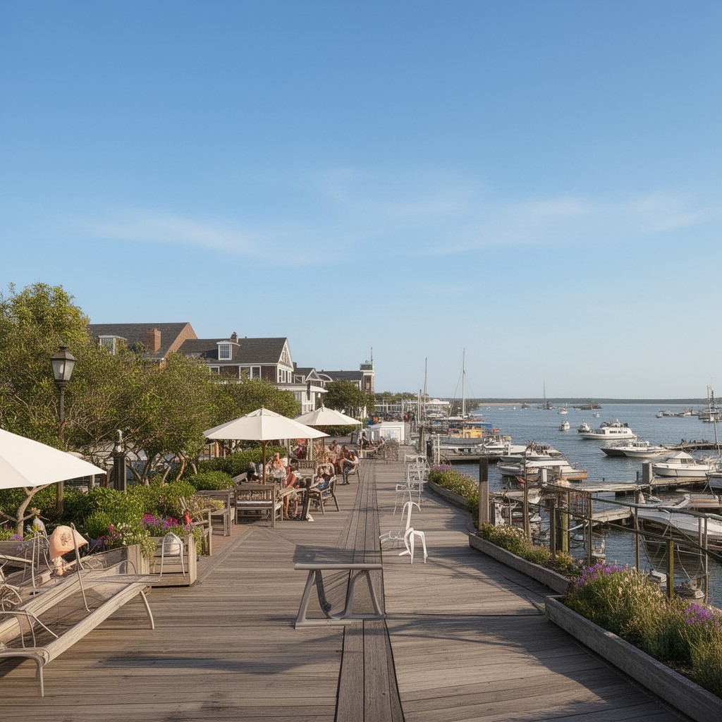 AI-generated illustration of East Hampton, New York, United States