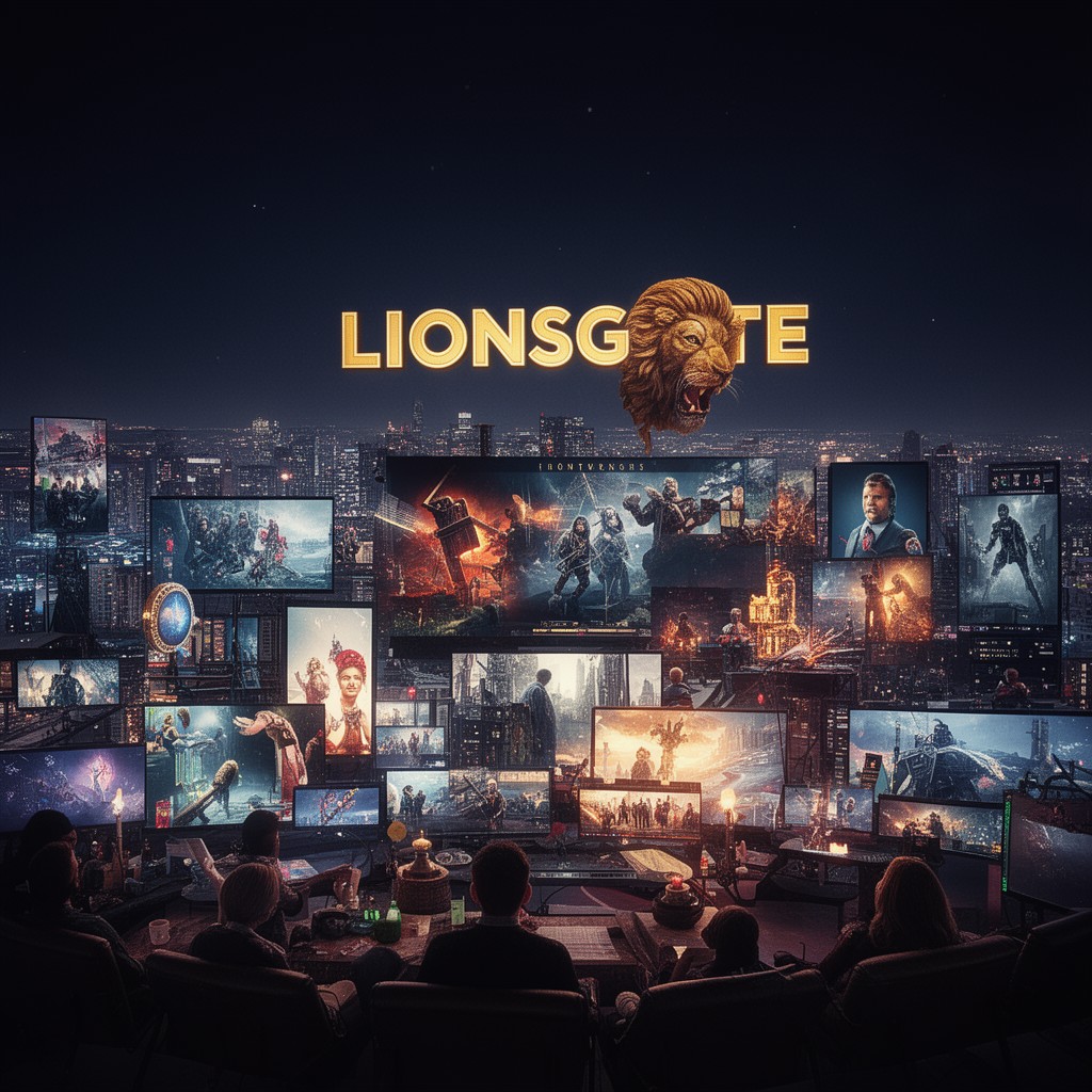 AI-generated illustration of Lionsgate