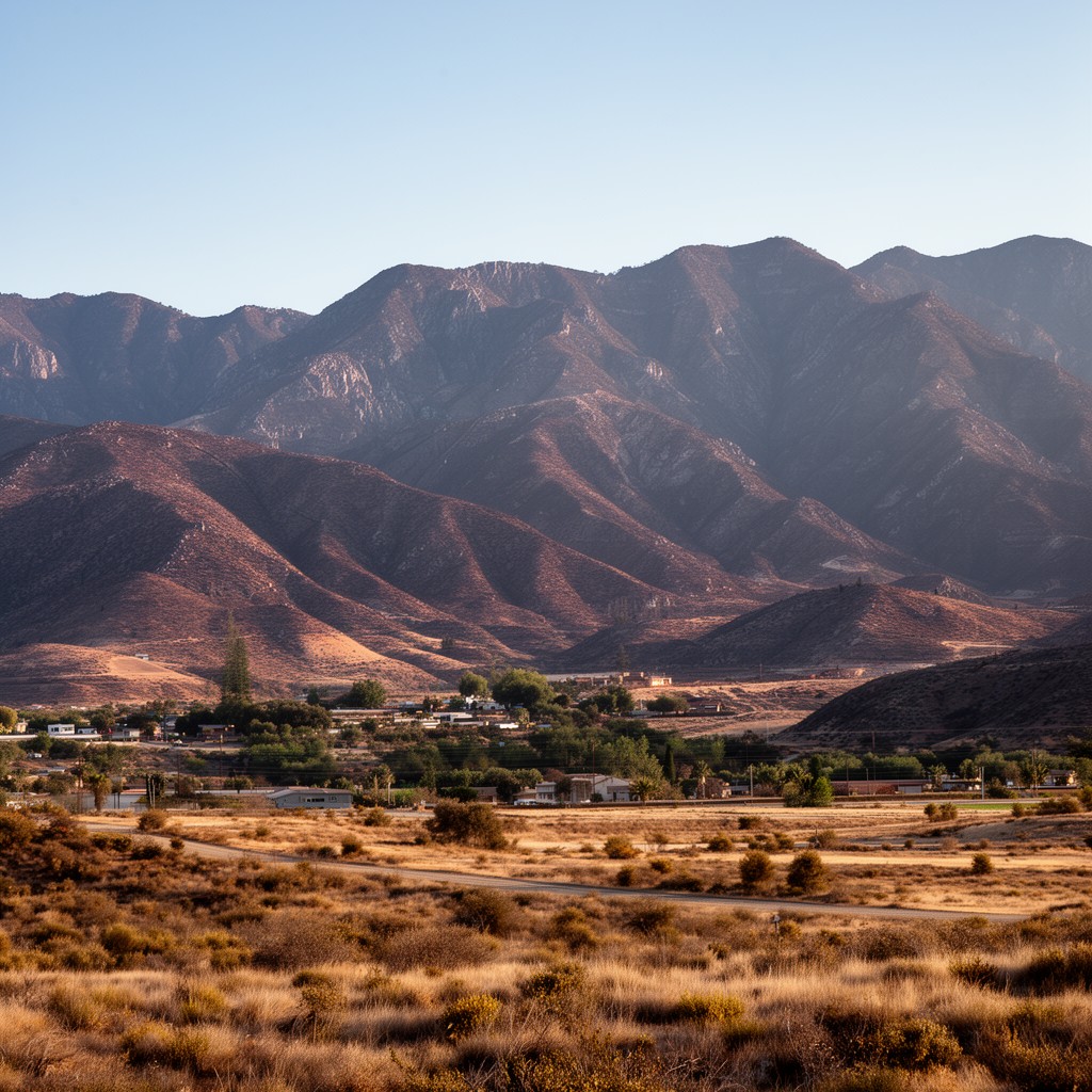 AI-generated illustration of San Emigdio Mountains