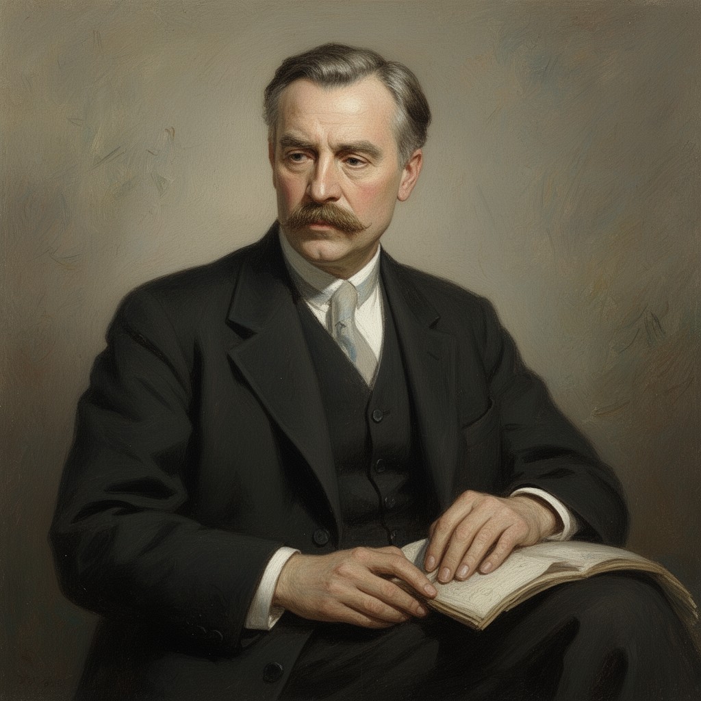 AI-generated illustration of Léon Bourgeois