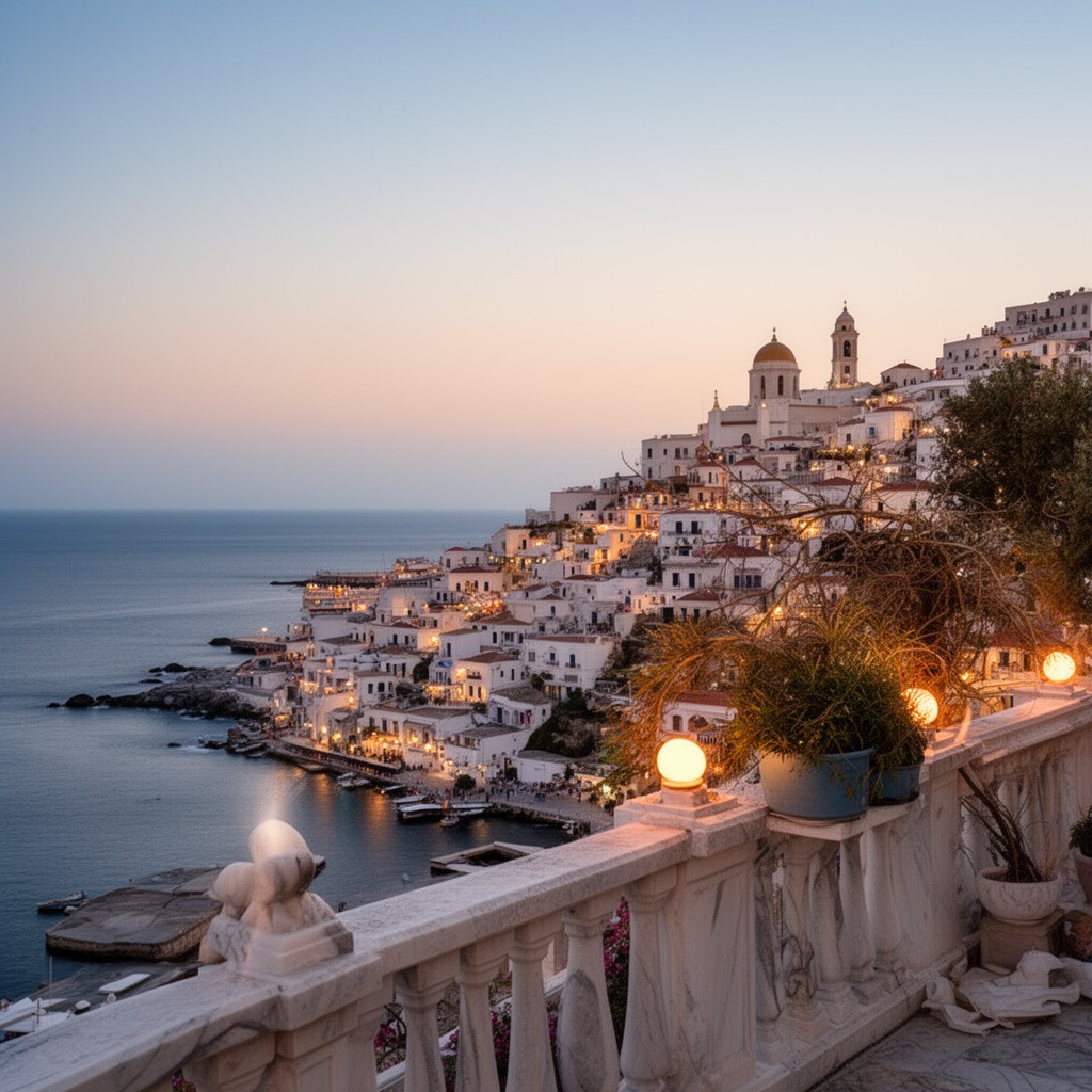 AI-generated illustration of Tinos