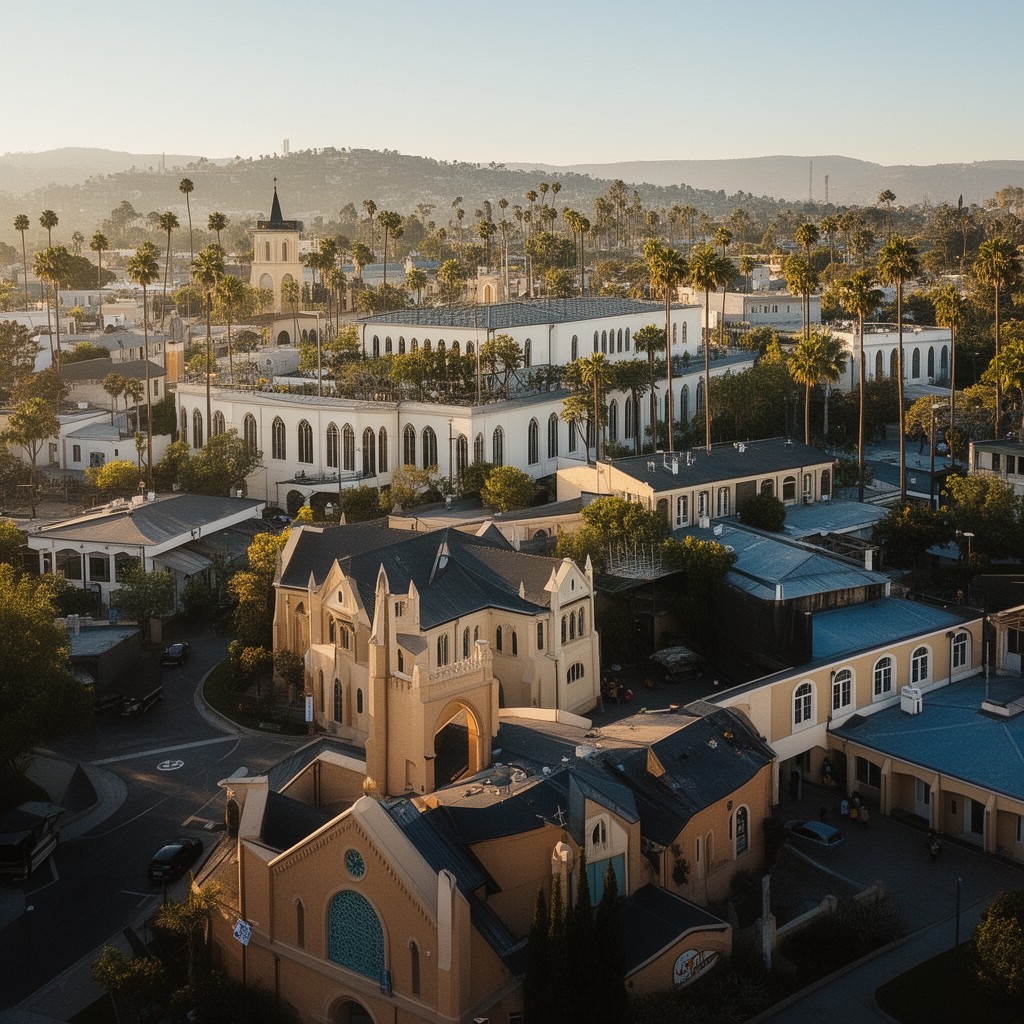 AI-generated illustration of Diocese of Los Angeles