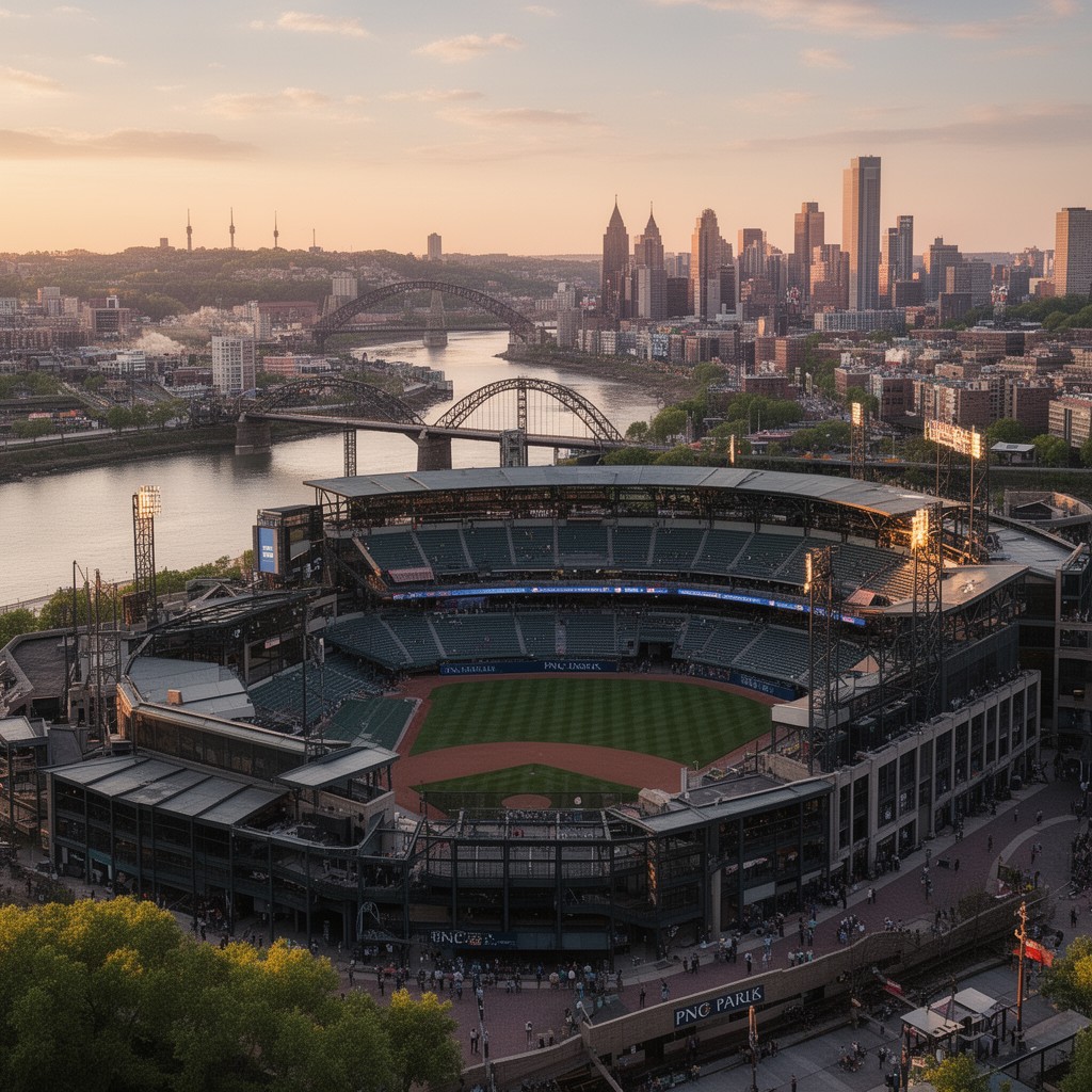 AI-generated illustration of PNC Park