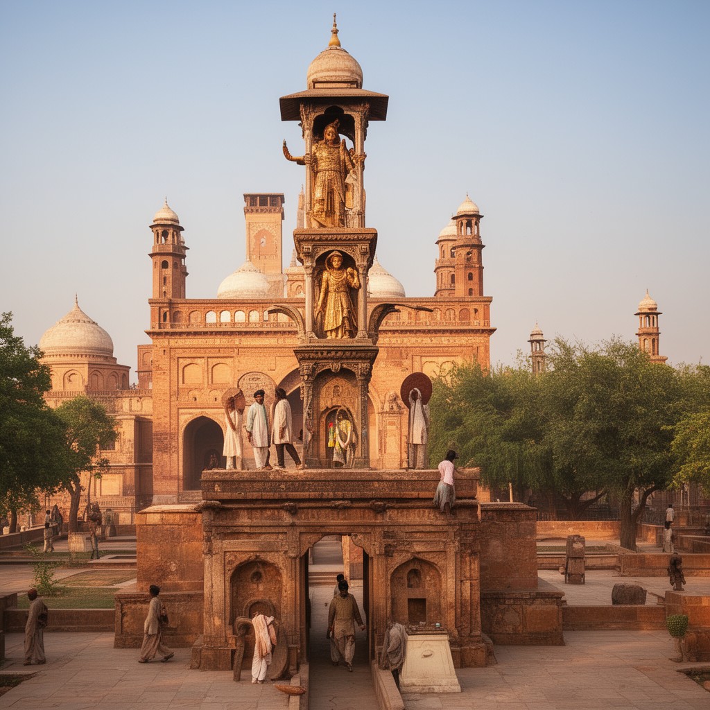 AI-generated illustration of Firoz Shah Tughlaq