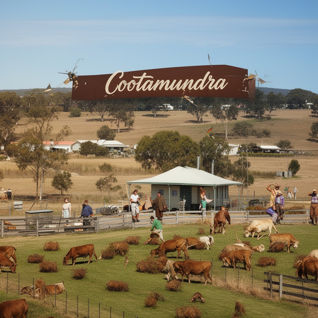 AI-generated illustration of Cootamundra