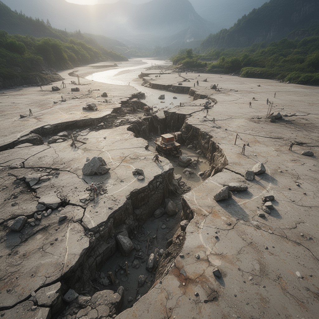 AI-generated illustration of Yangtze Plate