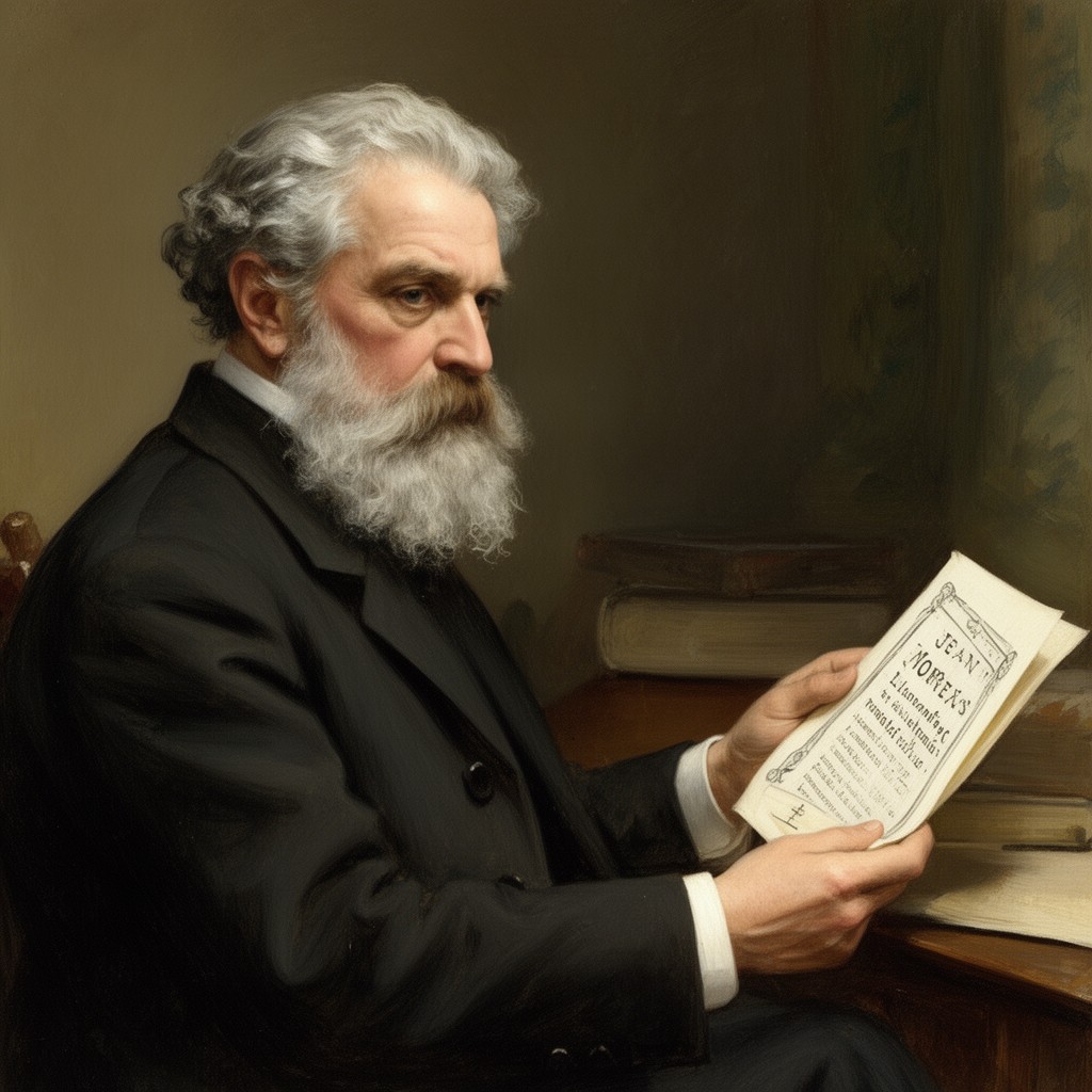 AI-generated illustration of Jean Moréas