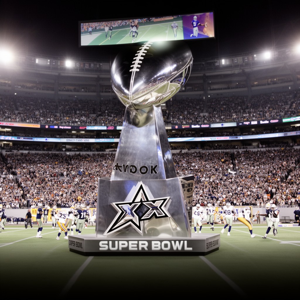 AI-generated illustration of Super Bowl XXX