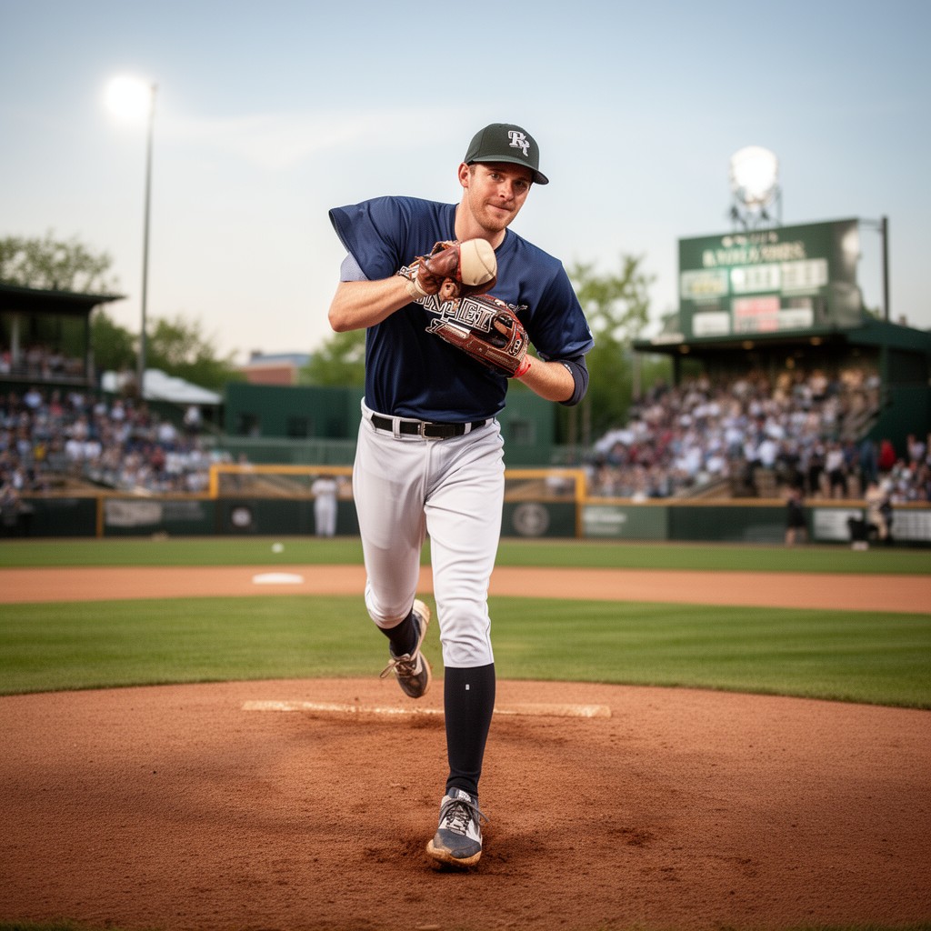 AI-generated illustration of Penn Quakers baseball