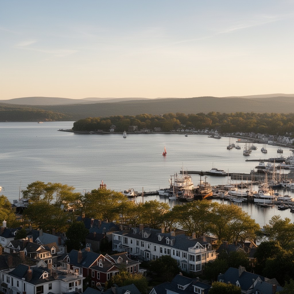 AI-generated illustration of Lynn Harbor