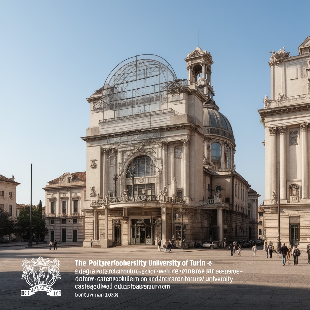 AI-generated illustration of Polytechnic University of Turin