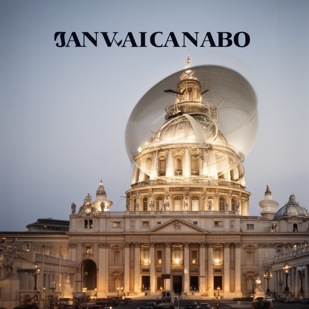 AI-generated illustration of Vatican Radio