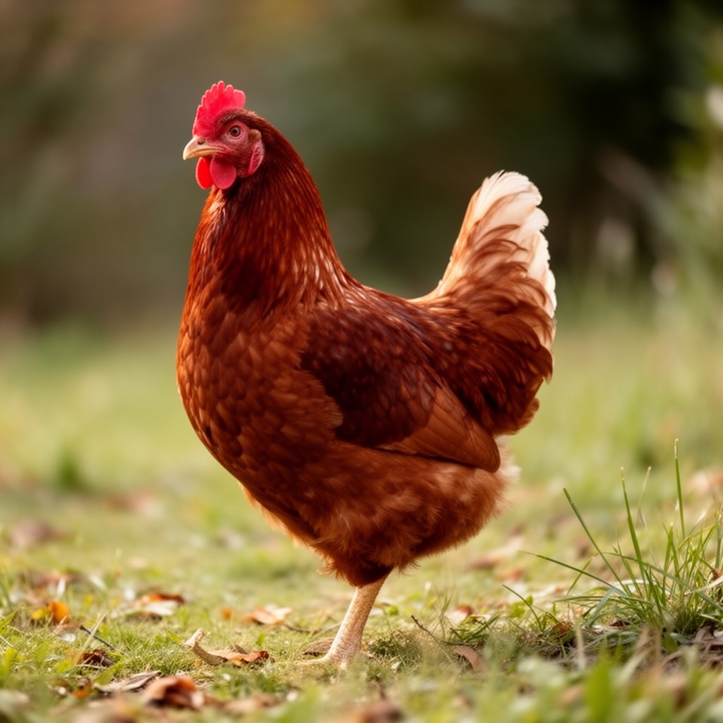AI-generated illustration of Rhode Island Red