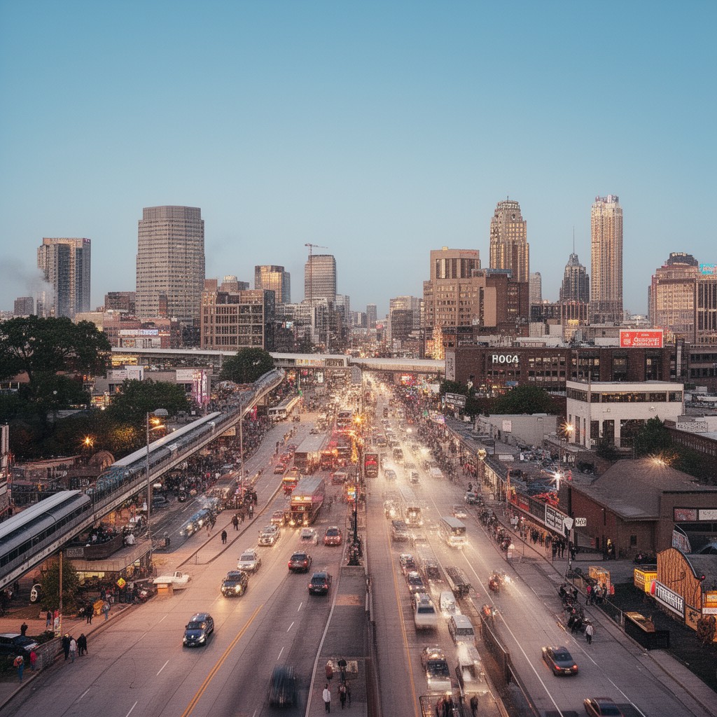 AI-generated illustration of KC metro