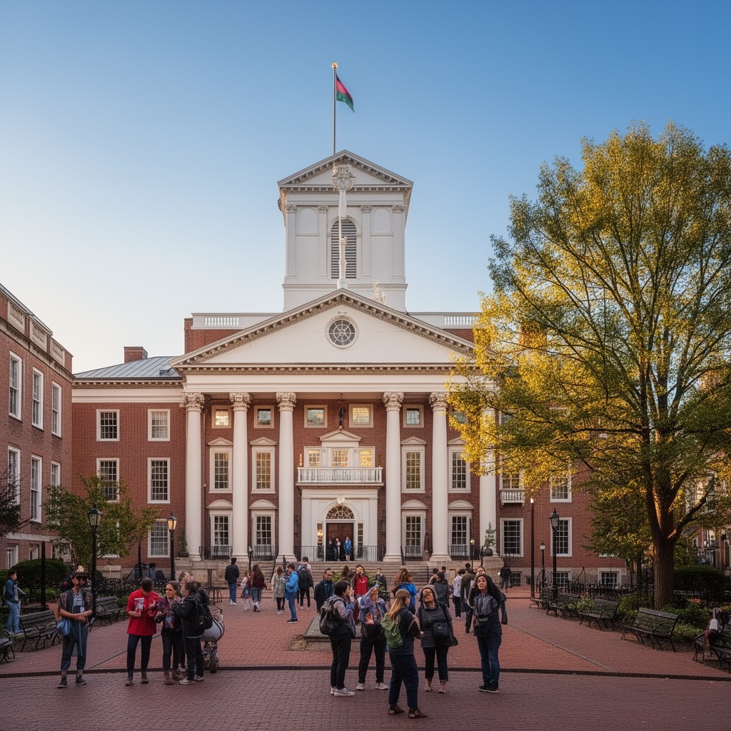 AI-generated illustration of Independence Hall
