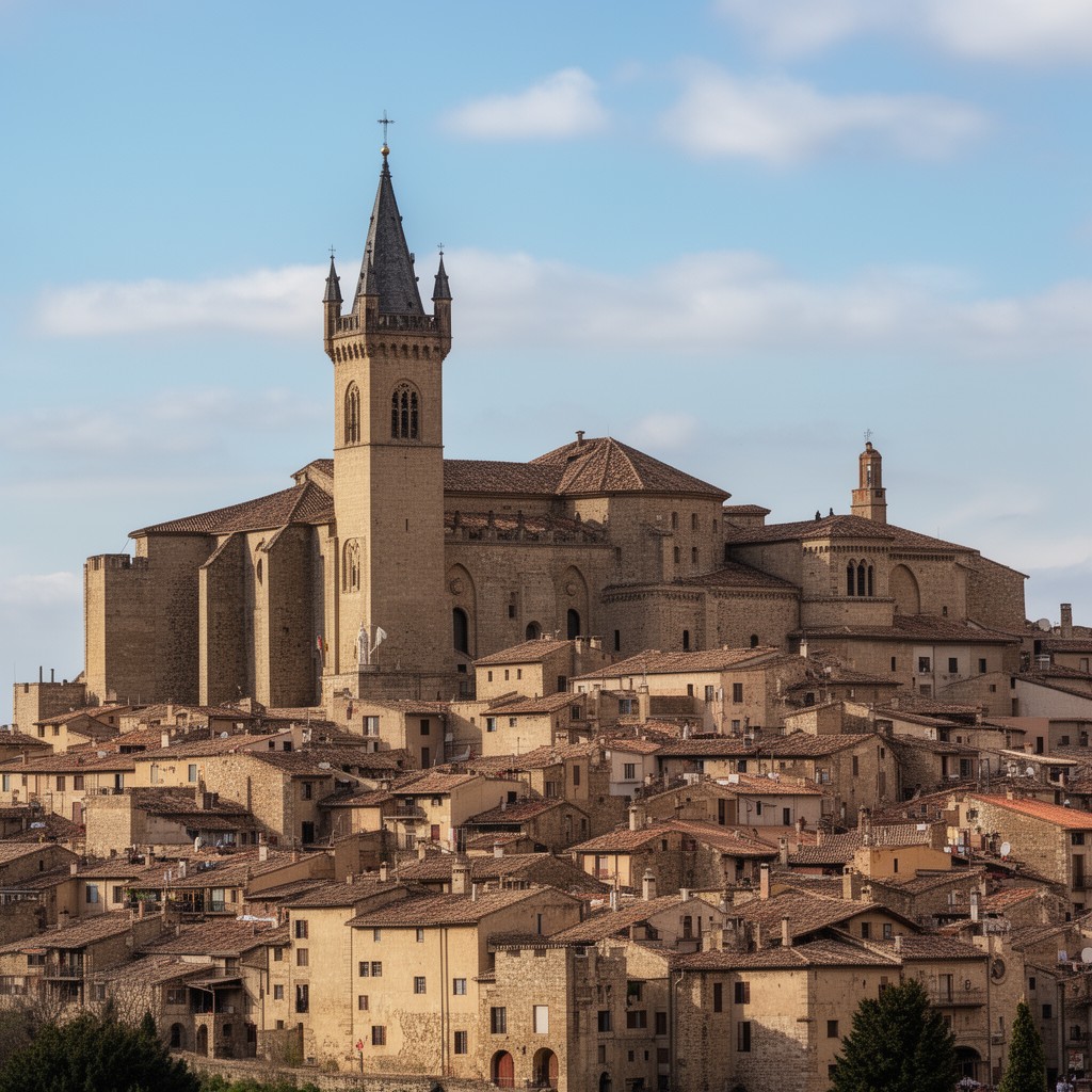 AI-generated illustration of autonomous community of Castile and León