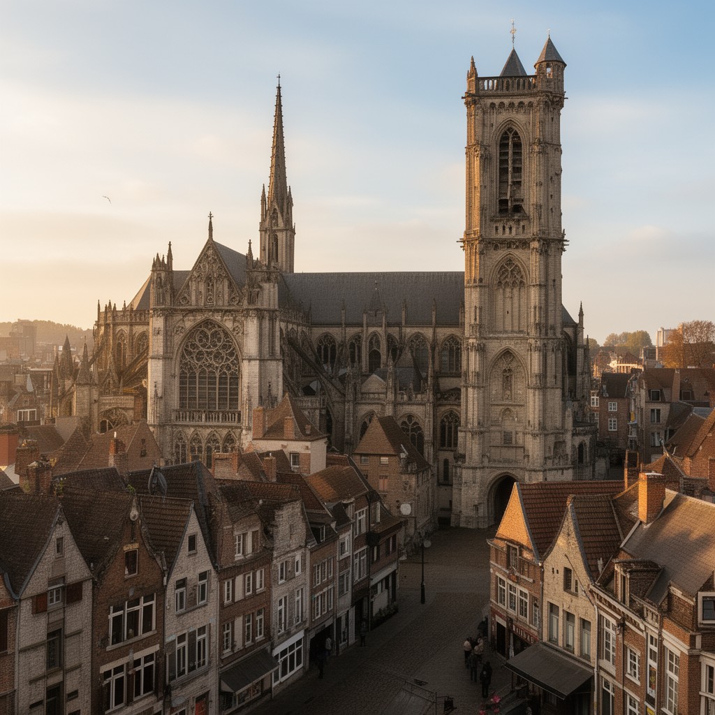 AI-generated illustration of Tournai