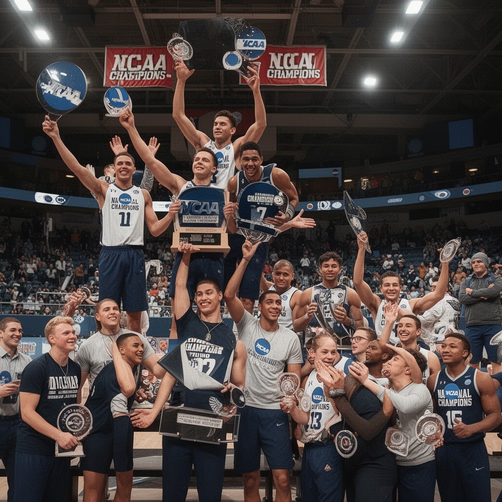 AI-generated illustration of NCAA national championships