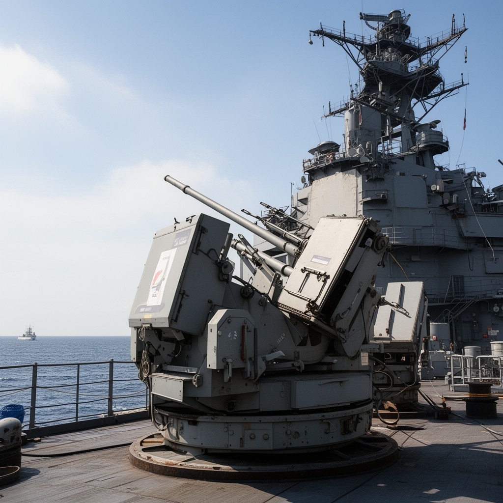 AI-generated illustration of Phalanx CIWS (modernization era)
