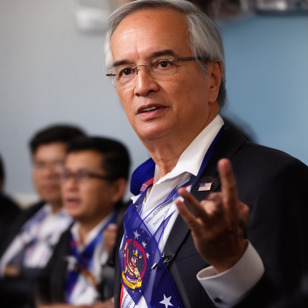 AI-generated illustration of U.S. Ambassador to the Philippines
