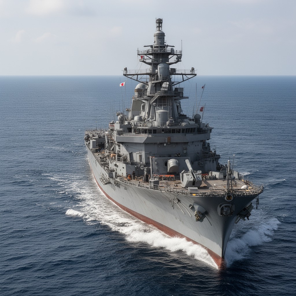 AI-generated illustration of Mogami class