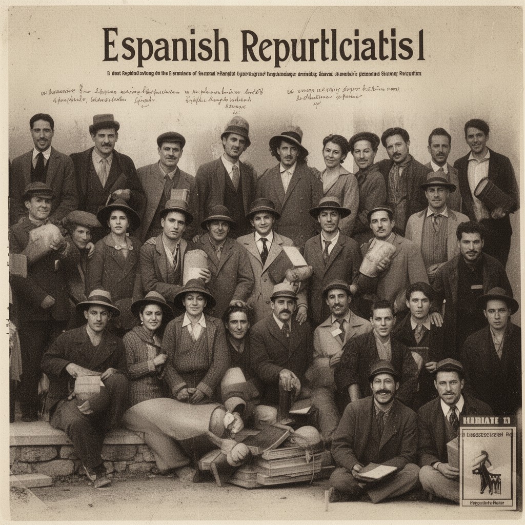 AI-generated illustration of Spanish Republicans