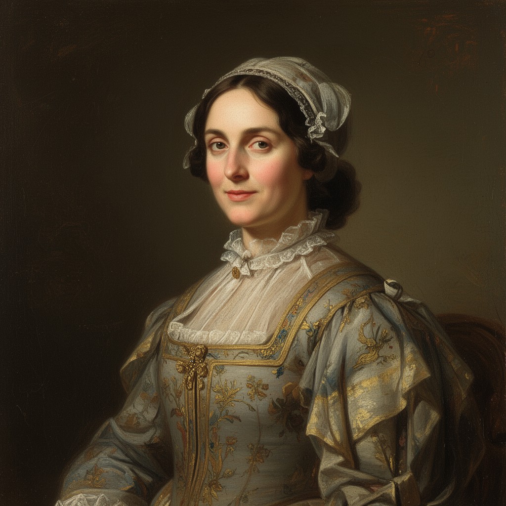 AI-generated illustration of Margaret Tyndal