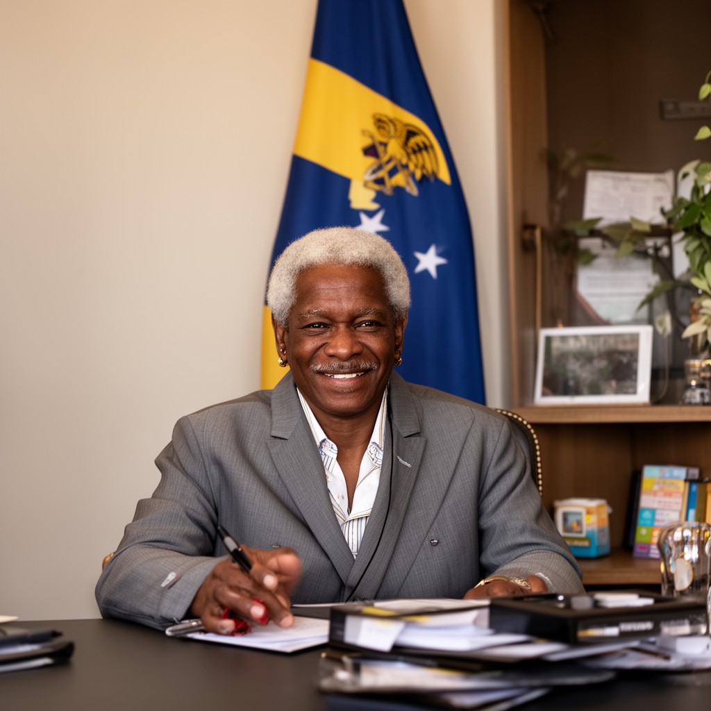 AI-generated illustration of President of Barbados
