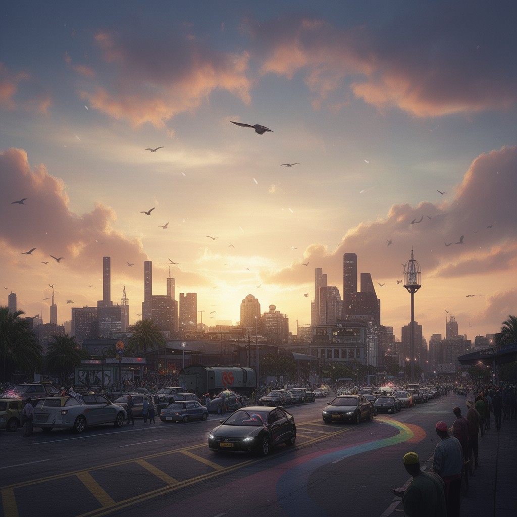 AI-generated illustration of Pride and Industry