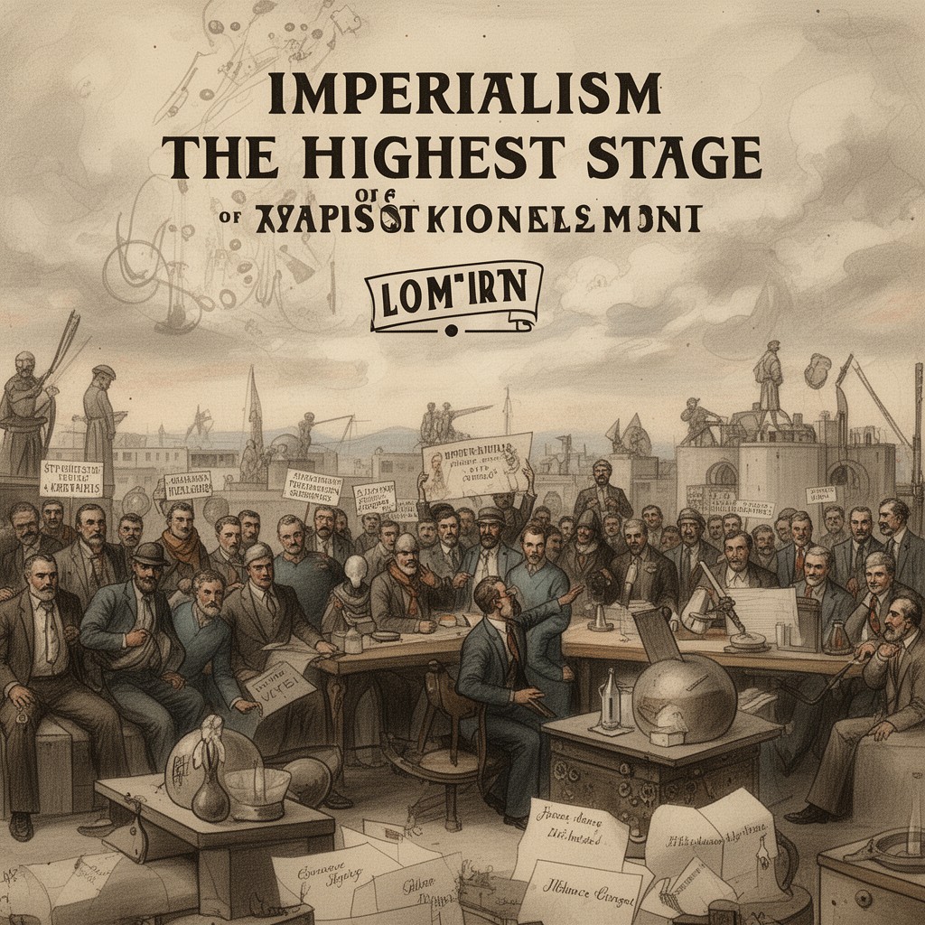 AI-generated illustration of Imperialism, the Highest Stage of Capitalism