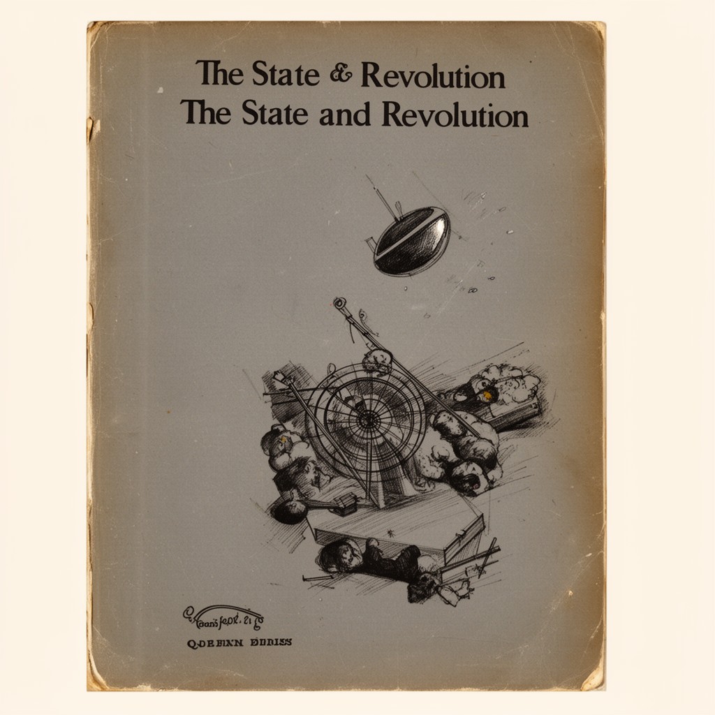 AI-generated illustration of The State and Revolution