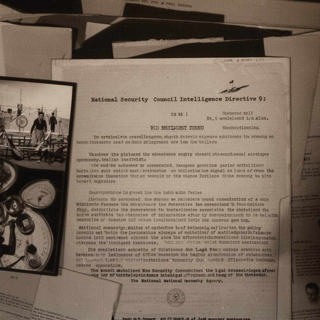 AI-generated illustration of National Security Council Intelligence Directive 9