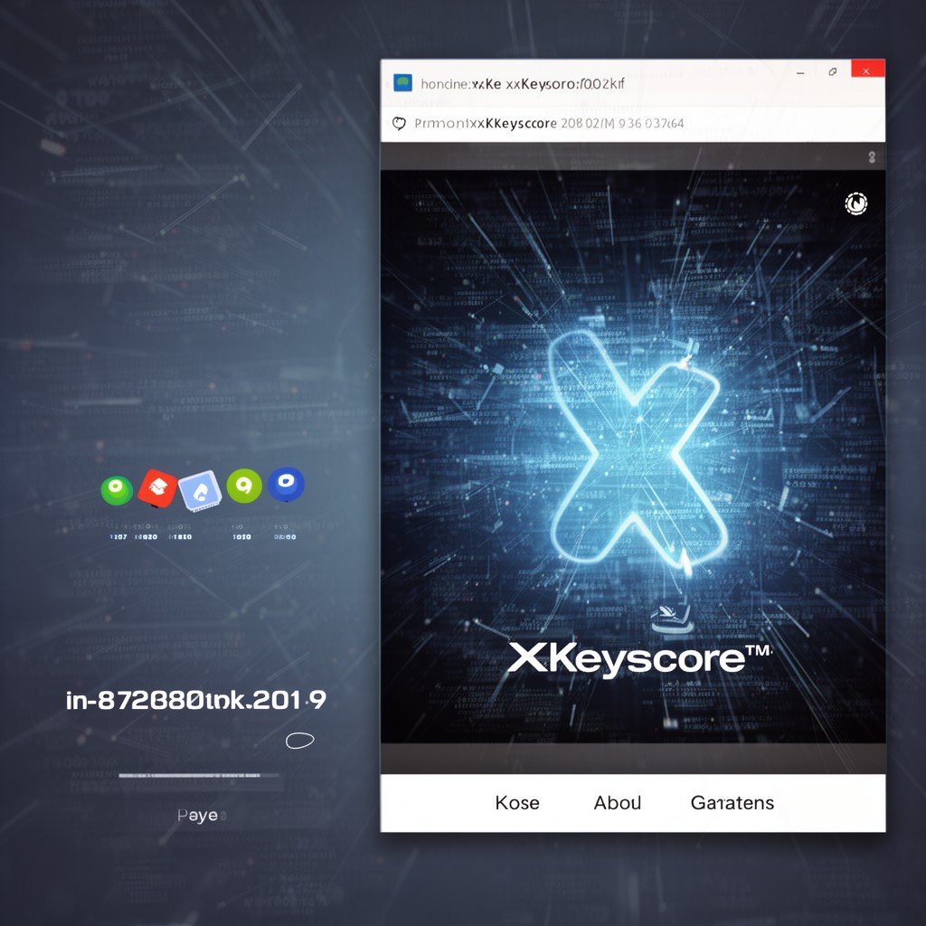 AI-generated illustration of XKeyscore