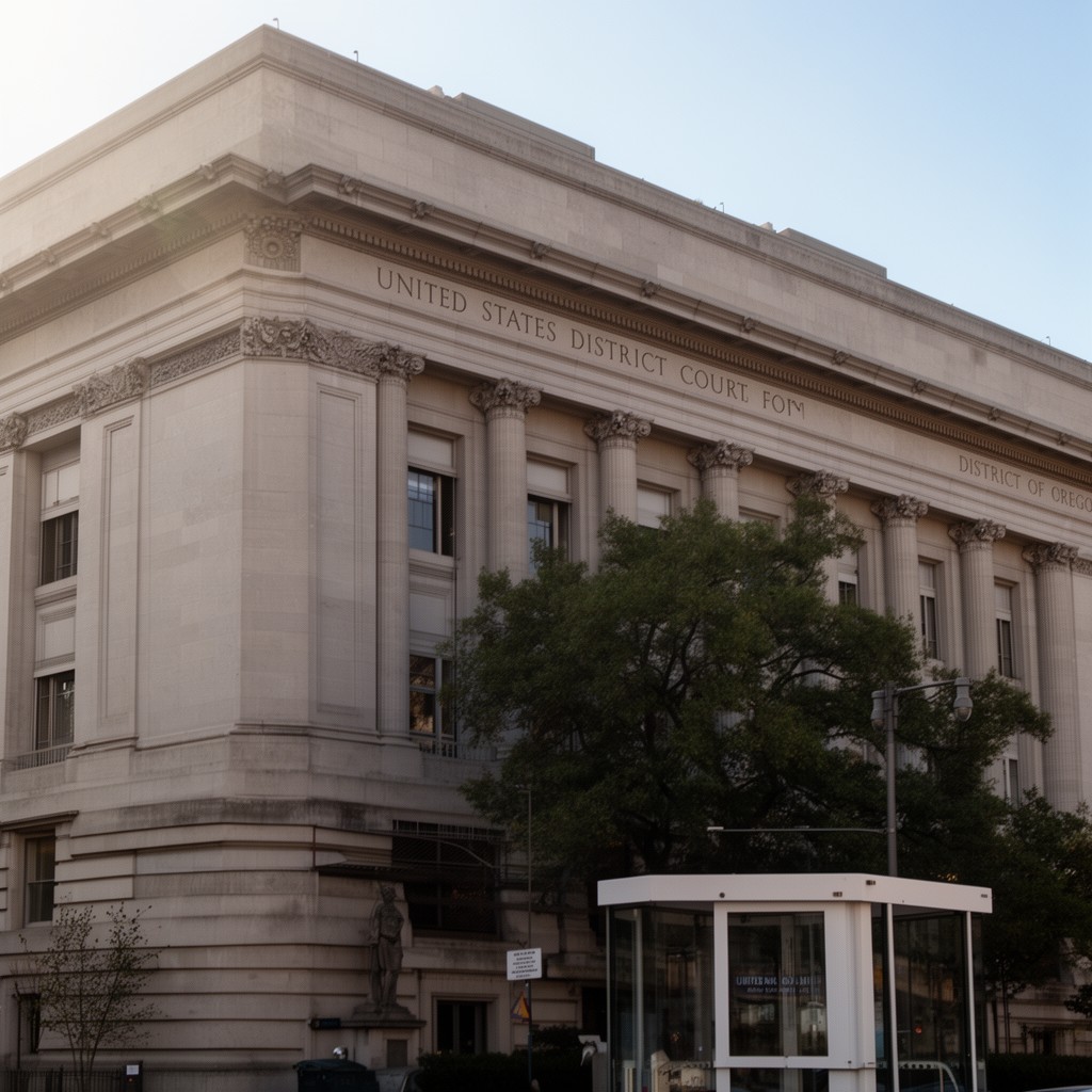 AI-generated illustration of United States District Court for the District of Oregon