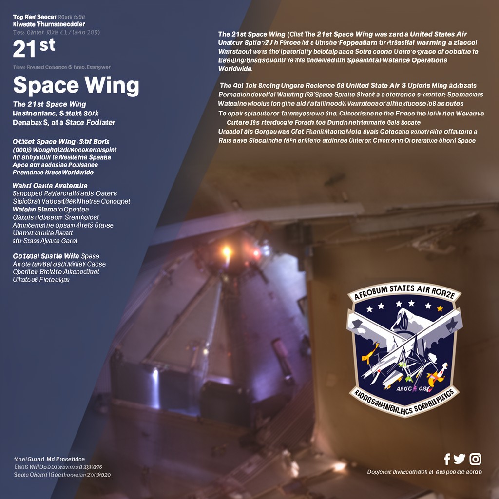 AI-generated illustration of 21st Space Wing