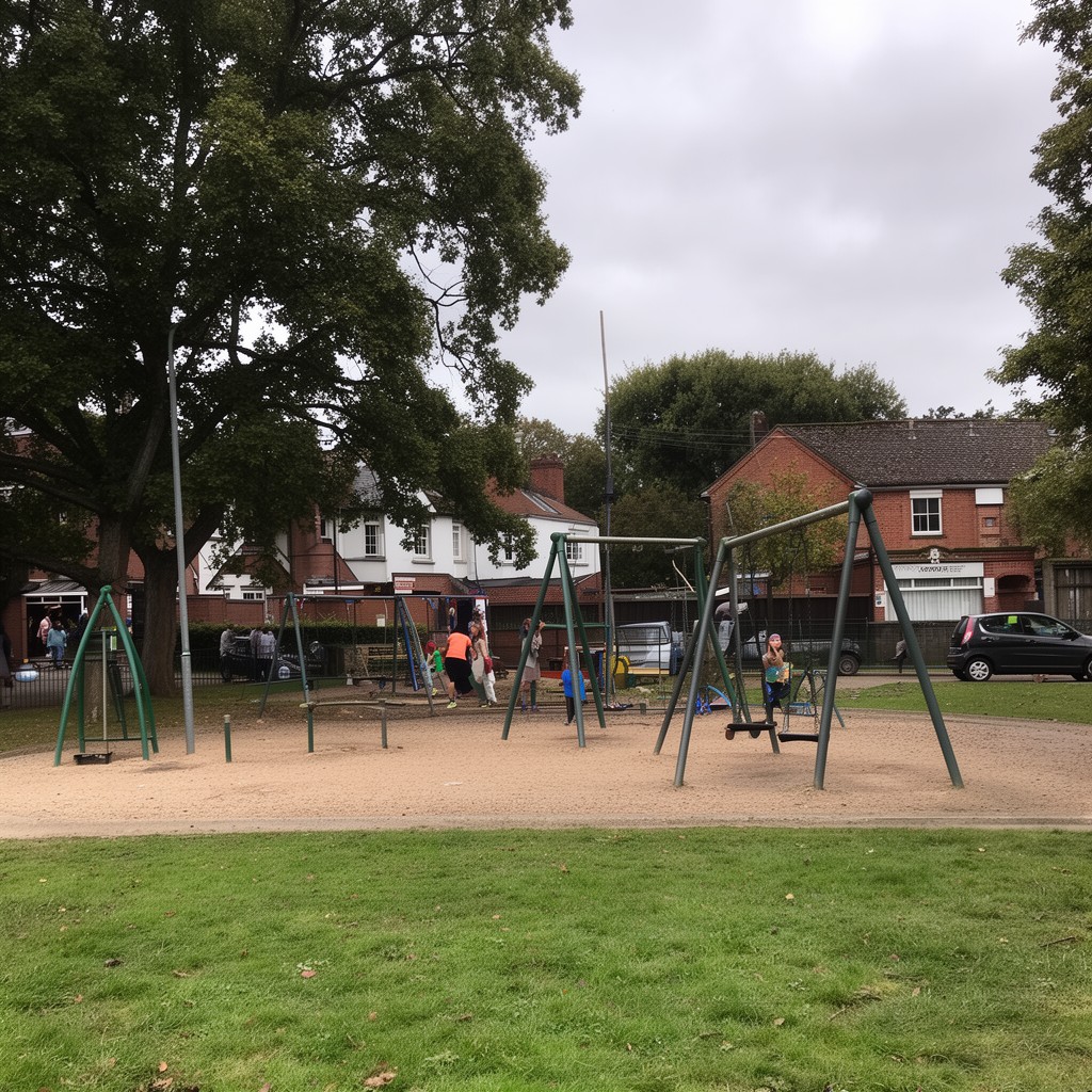 AI-generated illustration of Bagshot Green