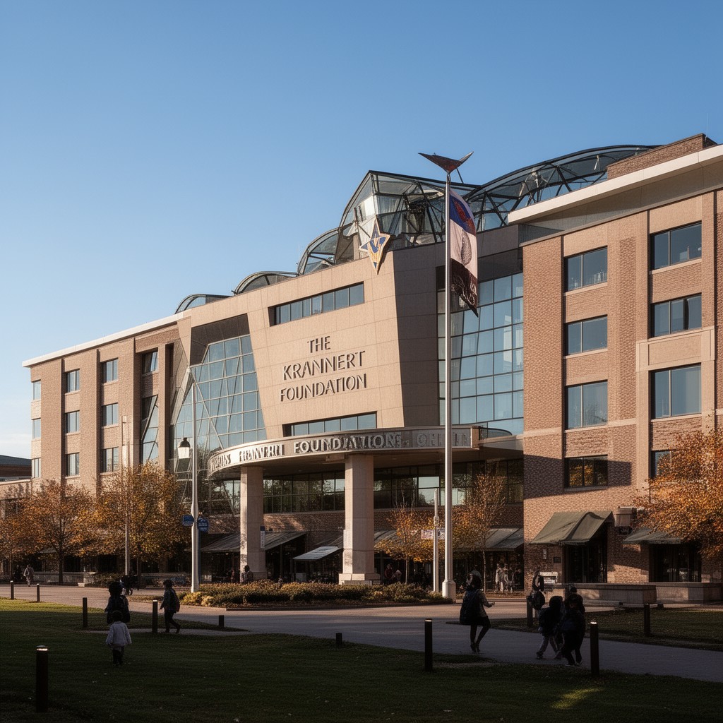 AI-generated illustration of Krannert Foundation