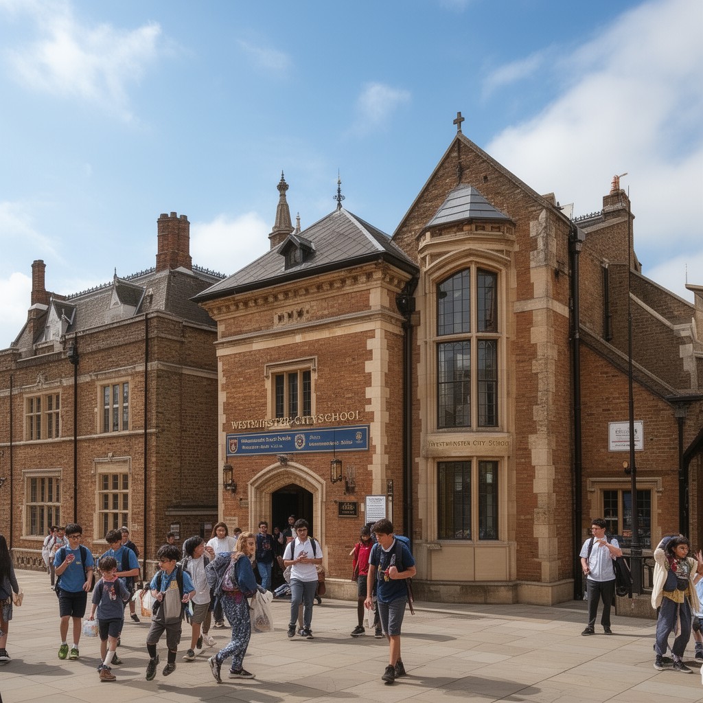 AI-generated illustration of Westminster City School