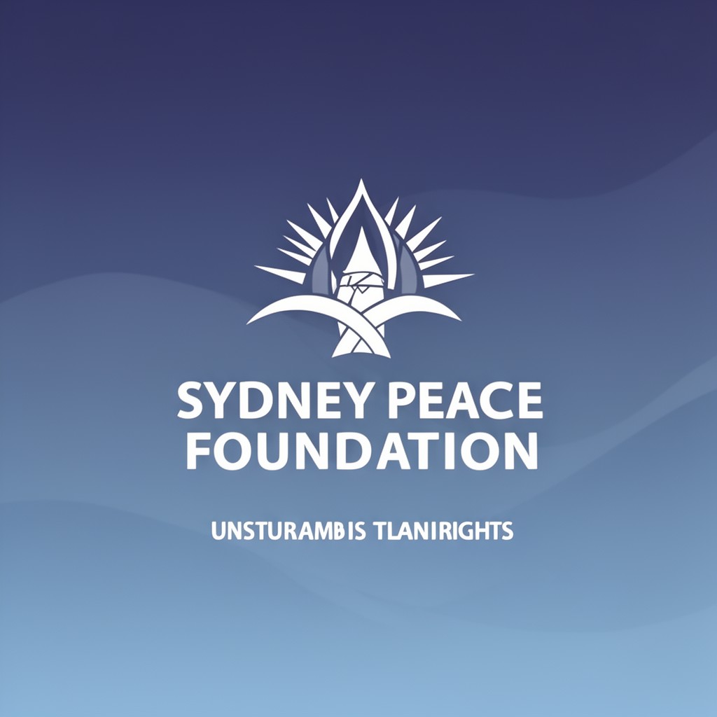 AI-generated illustration of Sydney Peace Foundation