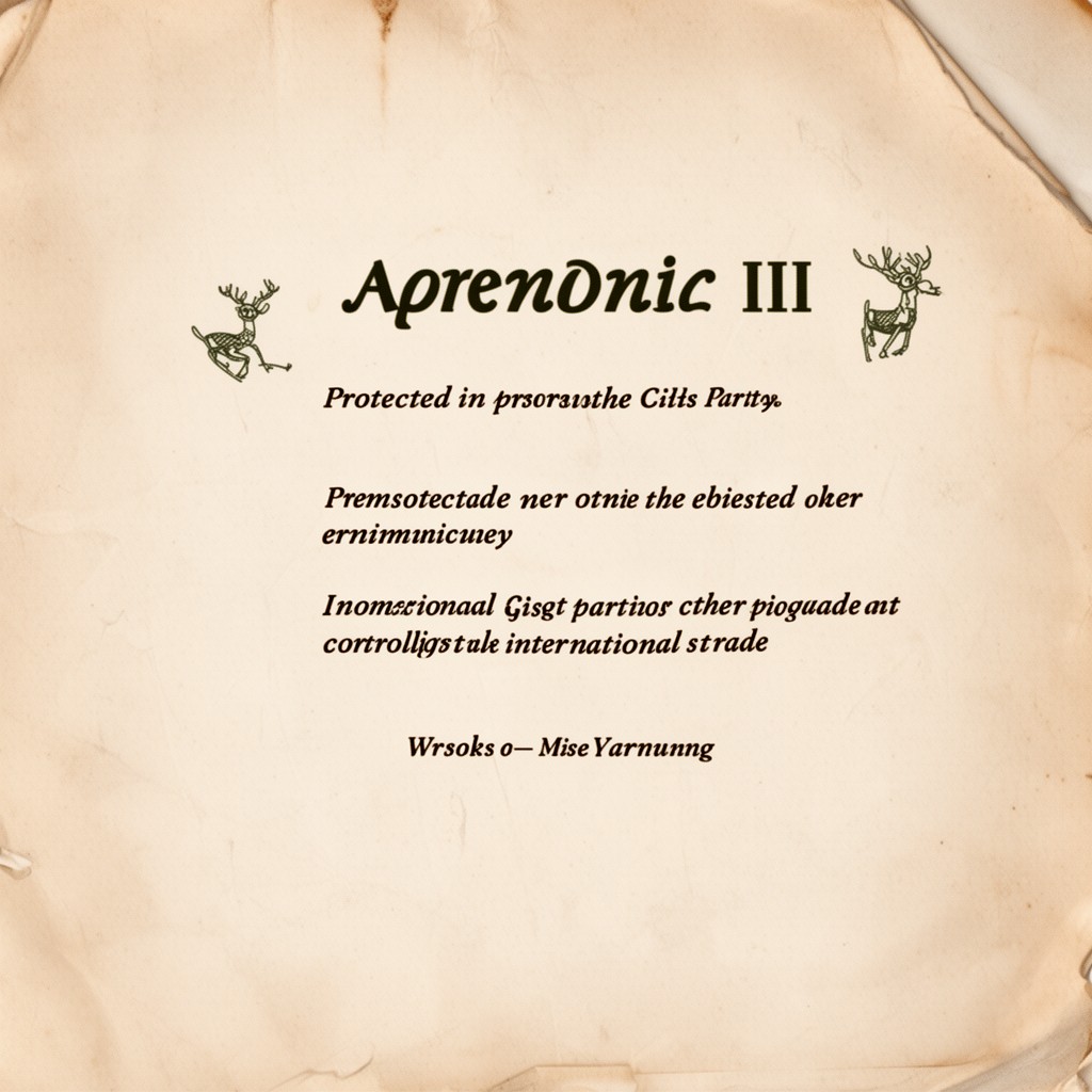 AI-generated illustration of Appendix III