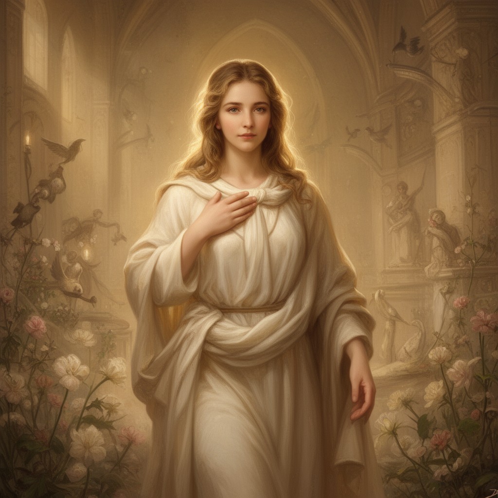 AI-generated illustration of Mary
